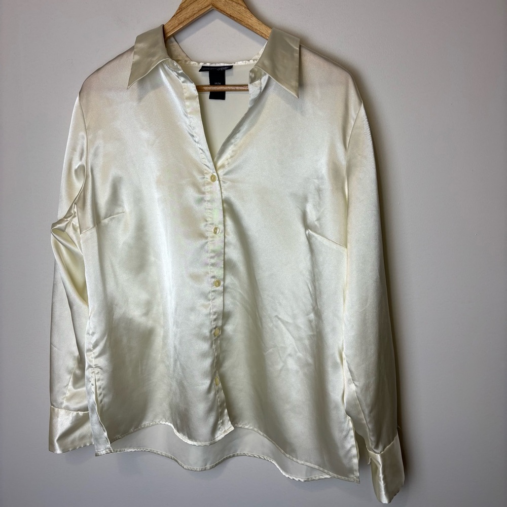 Venezia Jean Clothing Co Long Sleeve Blouse Ivory